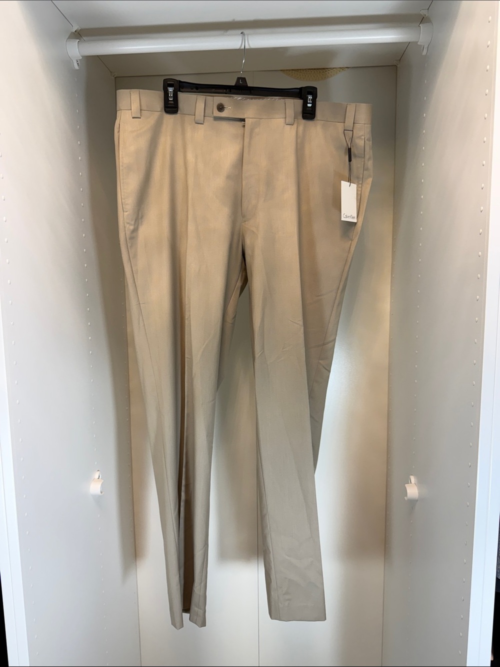 Calvin Klein Men's Dress Pants in Khaki